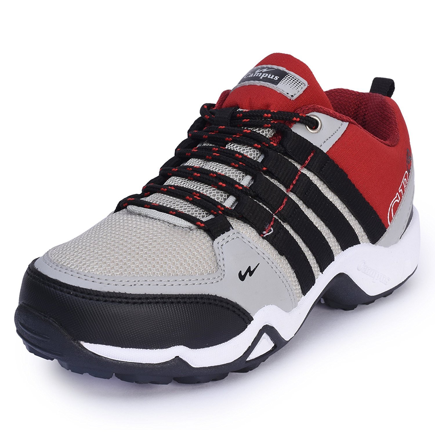 Campus Unisex Grey Mesh Walking Shoes