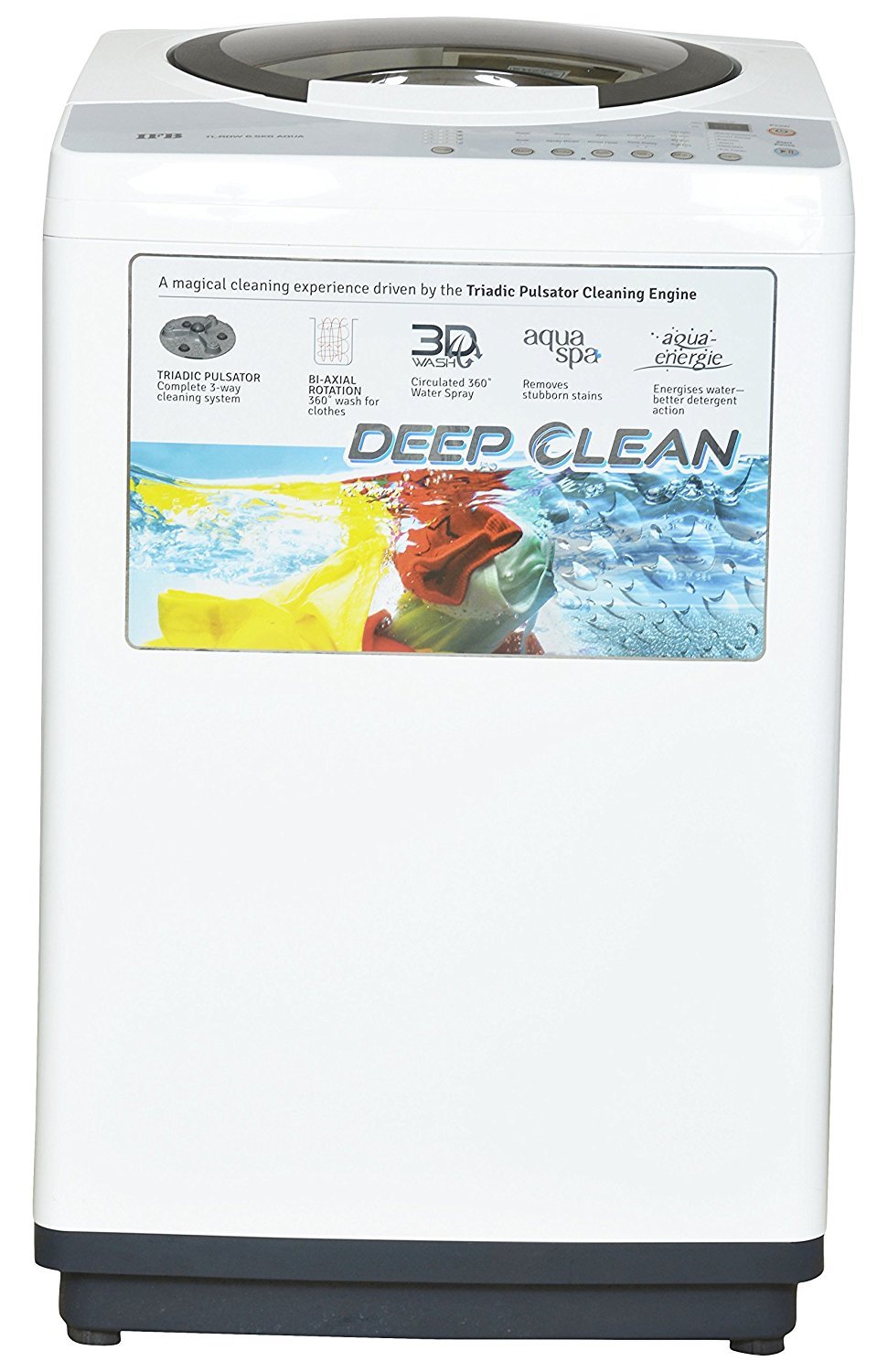 IFB 6.5 kg Fully-Automatic Top Loading Washing Machine (TL-RDW 6.5kg Aqua, Ivory White)