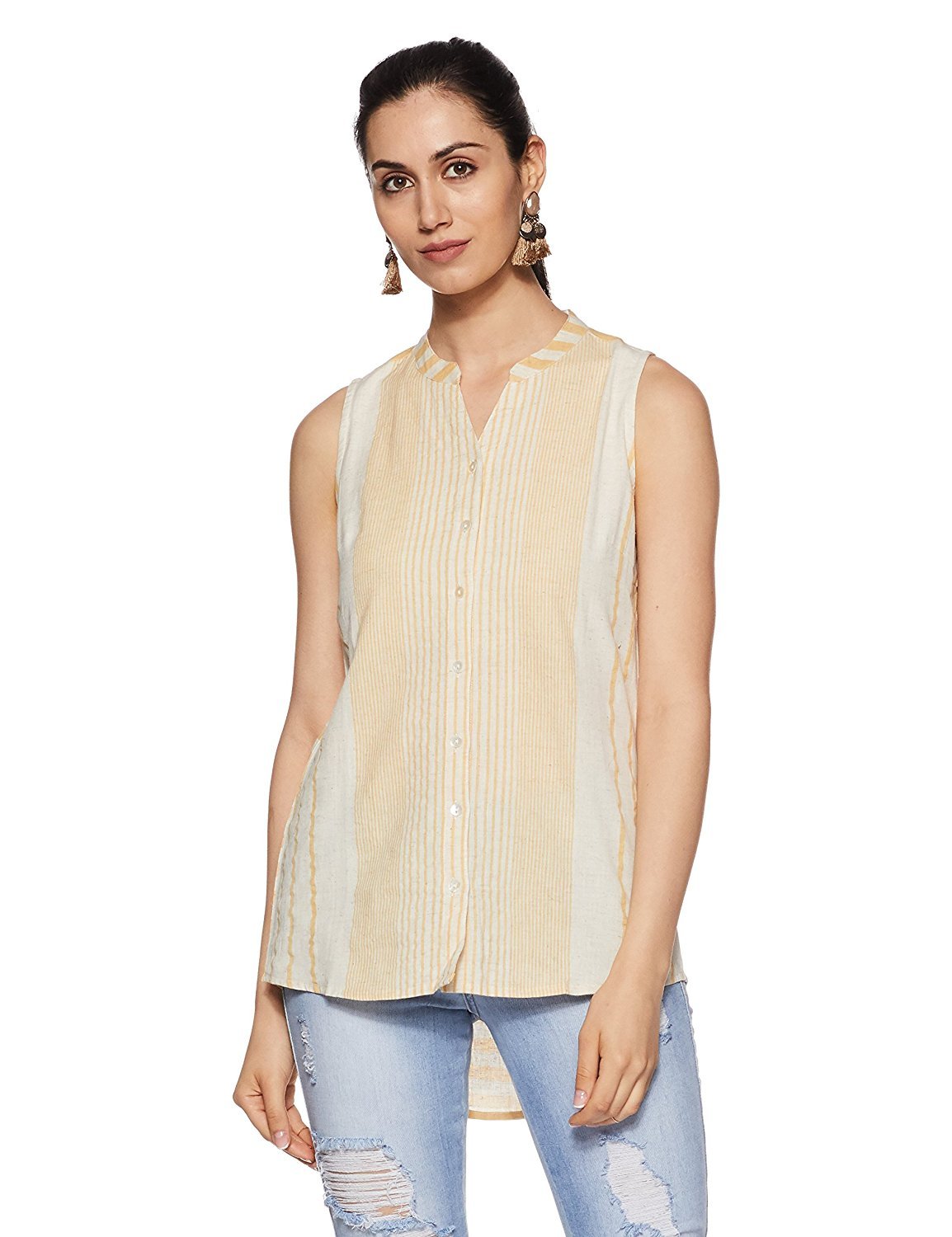 Mother Earth Women's Cotton Tunic Shirt